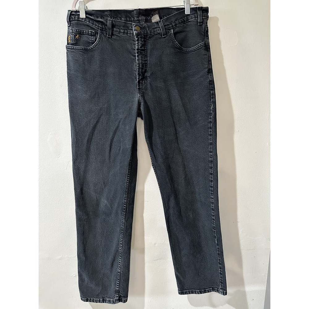 Lois Jeans Mens Black Cotton‎ Blend  Straight Jean 38